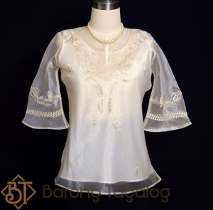 Beige Women's Barong 5060