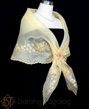 Gold Filipiniana Alampay 5687A Side