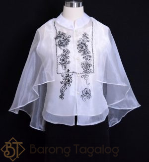 Off White Women's Cape Barong 5779