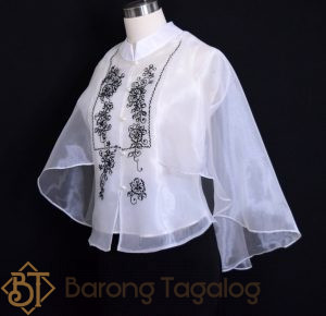 Off White Women's Cape Barong 5779 Side