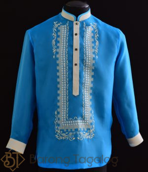 Royal Blue Barong Taglog 3566