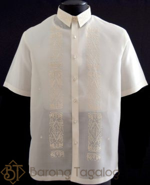 Short Sleeve Barong Taglog 1051