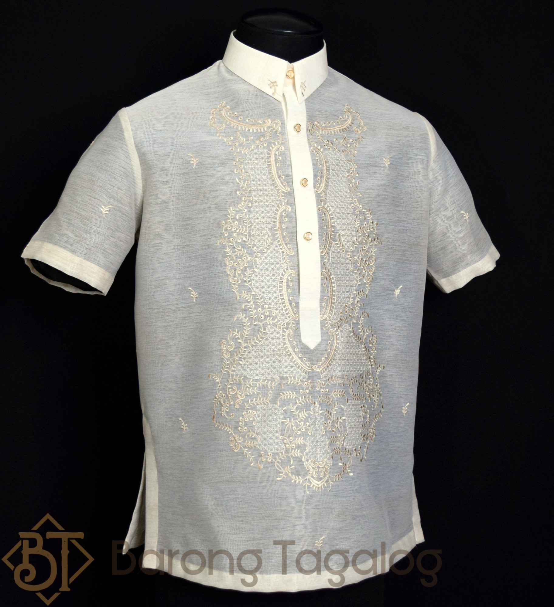 Short Sleeve Barong Taglog 1053 - Barong Tagalog