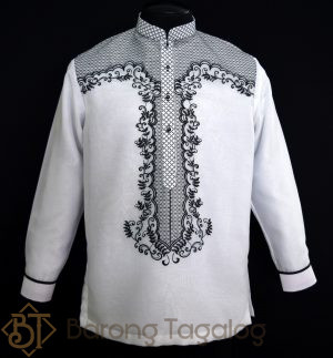 White Barong Taglog 1530