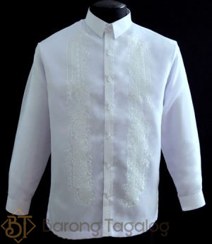 White Barong Tagalog