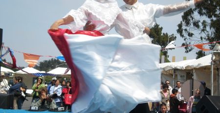 Dancers in barong tagalog