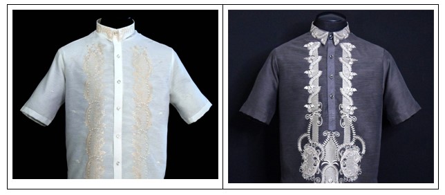 Short Sleeve Barong Tagalog Collection