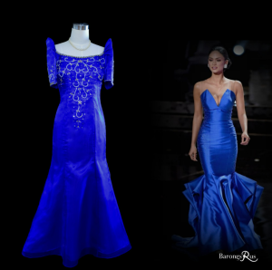 Blue Wedding Gown