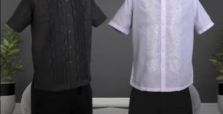 Short-Sleeved Barongs