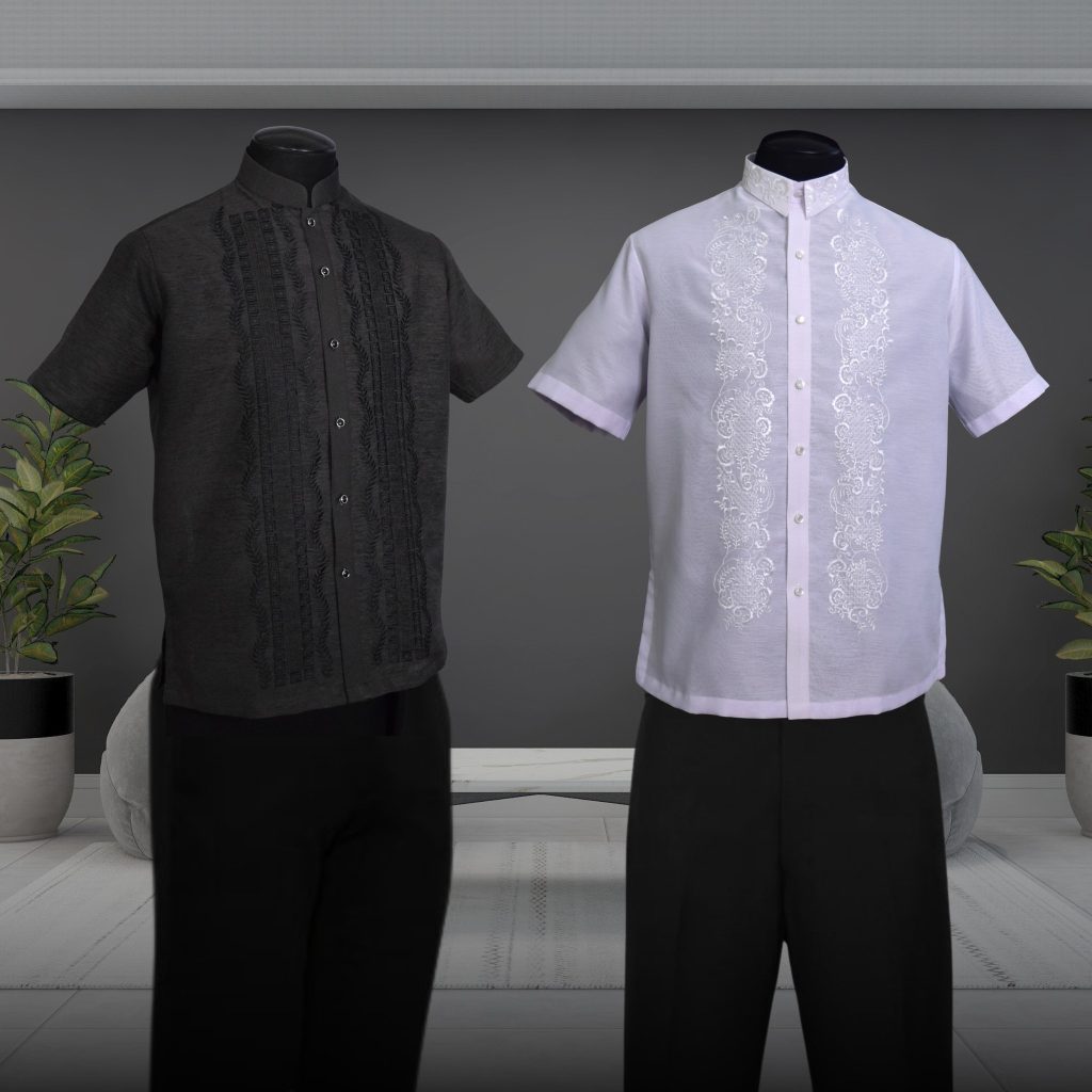 Short Sleeve Barong Tagalog